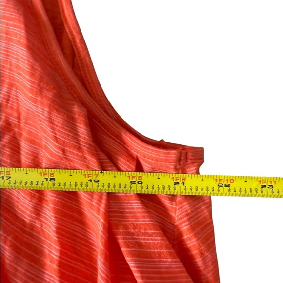 Free People Tiered Coral Sleeveless Top M - Picture 8 of 8